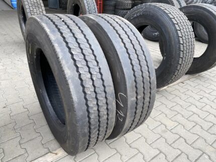  Opony ciężarowe używane prowadzące 275/70R22.5 HANKOOK AU04+ SMART CITY / 13-14mm