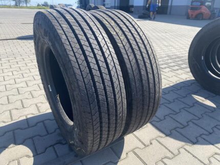  Opony ciężarowe używane prowadzące 225/75R17.5 CONTINENTAL LSR1 / 100% Bieżnika