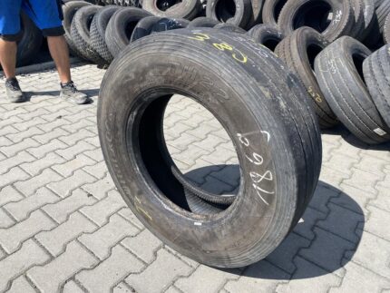 Opona używana ciężarowa naczepowa 235/75R17.5 HANKOOK TH22 / 9-10mm