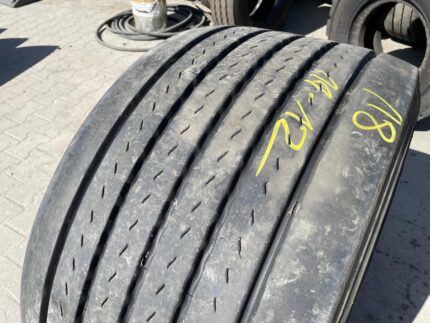 Opona używana ciężarowa do naczepy 455/40R22.5 HANKOOK TL10+ E-CUBE MAX / 11-12mm
