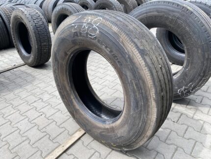 Opona ciężarowa używana prowadząca 295/80R22.5 HANKOOK AL10 E-CUBE / 12mm
