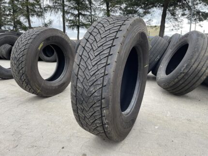  Opona używana ciężarowa napędowa 315/70R22.5 GOODYEAR KMAX D / 14-15mm
