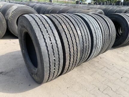  Opony używane ciężarowe naczepa przyczepa 265/70R19.5 BRIDGESTONE R-TRAILER 001 / 13-14mm