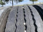 Opony używane ciężarowe naczepa przyczepa 265/70R19.5 BRIDGESTONE R-TRAILER 001 / 13-14mm
