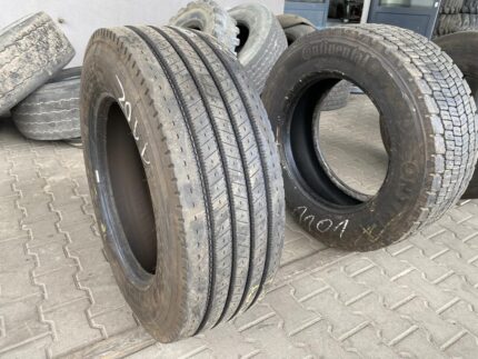  Opona ciężarowa używana prowadząca 315/60R22.5 ATHOS HG2206 / 11mm