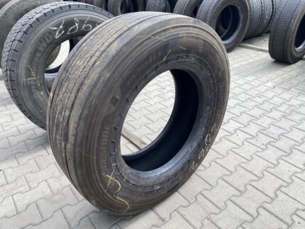 Opona ciężarowa używana prowadząca 315/70R22.5 BRIDGESTONE ECOPIA STEER ENLITEN / 9-10mm