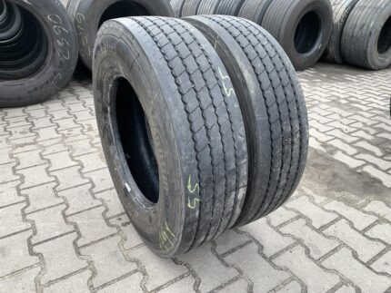  Opony używane ciężarowe przednie 225/75R17.5 CONTINENTAL CONTI HYBRID LS3 / 9-10mm