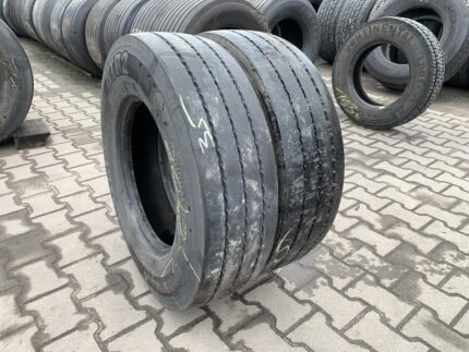  Opony używane ciężarowe do naczepy 245/70R17.5 CONTINENTAL HTR2 / 7-9mm