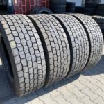  Opony ciężarowe używane napędowe pogłębiane 315/70R22.5 FALKEN BI856
