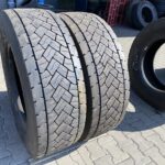  Opony ciężarowe używane napędowe 315/70R22.5 DUNLOP SP446 / 11-12mm