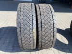 Opony ciężarowe używane napędowe 315/70R22.5 DUNLOP SP446 / 11-12mm
