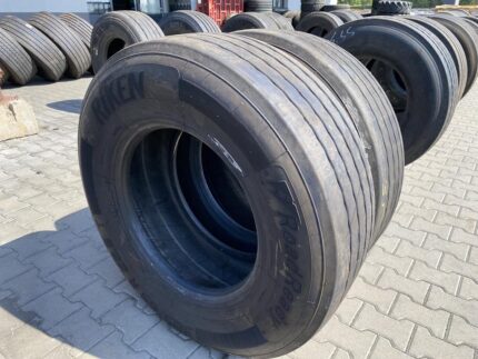 Opony ciężarowe używane naczepowe 385/65R22.5 RIKEN ROAD READY T / 7-8mm