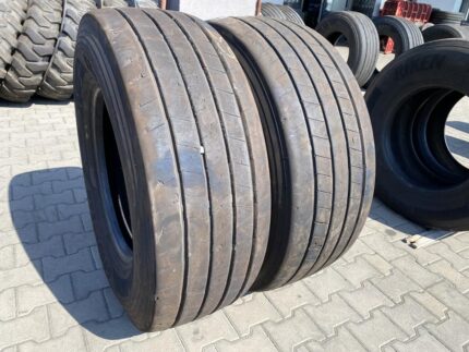  Opony używane ciężarowe naczepowe 385/65R22.5 GOODYEAR KMAX T GEN-2 / 11mm