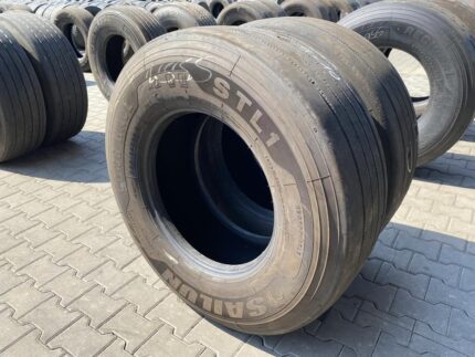 Opony ciężarowe używane naczepowe 385/65R22.5 SAILUN LONG HAUL STL1 / 9-10mm