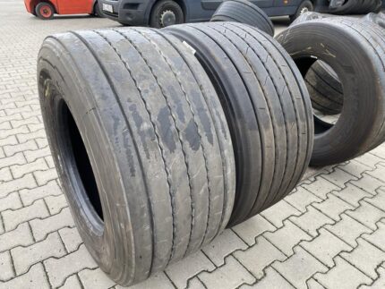  Opony ciężarowe używane naczepowe 435/50R19.5 CONTINENTAL CONTI HYBRID HT3+ / 12mm