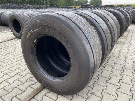 Opony ciężarowe używane naczepowe 435/50R19.5 GOODYEAR FUELMAX T / 9mm