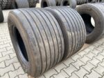 Opony ciężarowe używane naczepowe 445/45R19.5 GOODYEAR KMAX T GEN-2 / 9mm