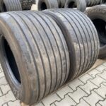  Opony ciężarowe używane naczepowe 445/45R19.5 GOODYEAR KMAX T GEN-2 / 9mm