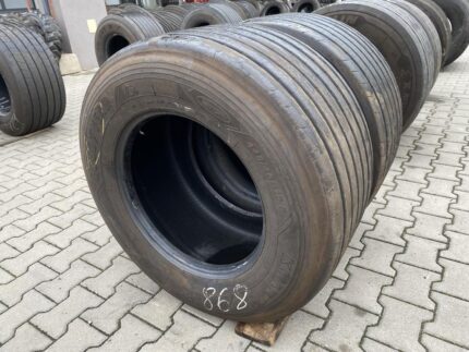 Opony ciężarowe używane naczepowe 445/45R19.5 GOODYEAR KMAX T GEN-2 / 9mm