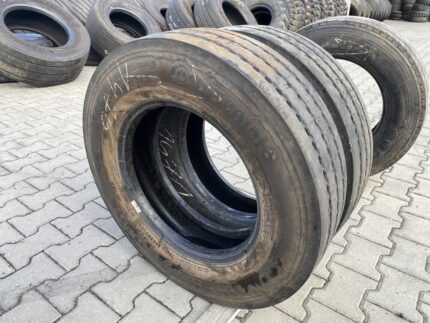 Opony ciężarowe używane naczepowe 215/75R17.5 CONTINENTAL HTR2 / 8-9mm