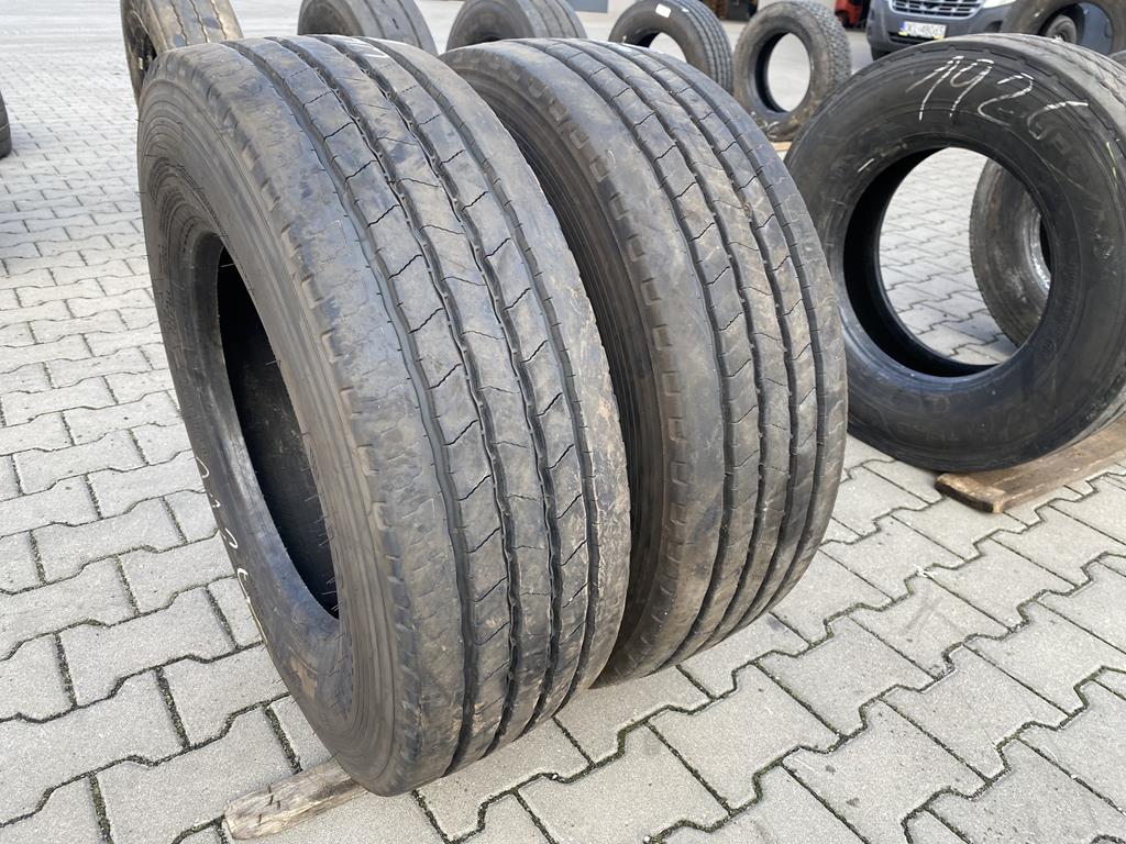 Opony ciężarowe używane prowadzące 245/70R17.5 YOKOHAMA 124R / 9mm Opony ciężarowe używane prowadzące 245/70R17.5 YOKOHAMA 124R / 9mm