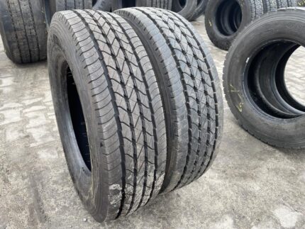  Opony ciężarowe używane prowadzące 215/75R17.5 GOODYEAR KMAX S / 12mm