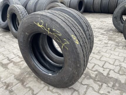 Opony używane ciężarowe naczepowe 235/75R17.5 GOODYEAR KMAX T / 9-10mm