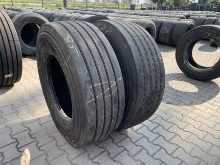  Opony używane ciężarowe do naczepy 385/65R22.5 CONTINENTAL HTR2 / 12-14mm