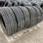  Opony używane ciężarowe napędowe 285/70R19.5 CONTINENTAL HDR / 14-15 mm