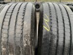 Opony używane ciężarowe przednie 385/65R22.5 HANKOOK SMART FLEX AH31 / 11-14mm