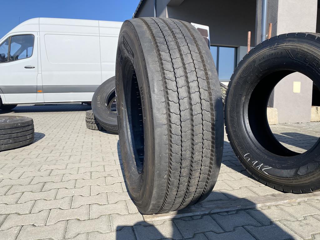 Opony ciężarowe Opona ciężarowa używana prowadząca 315/70R22.5 PIRELLI R02 PROFUEL STEER / 13mm