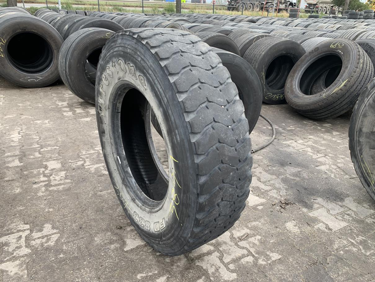 Opony ciężarowe Opona używana ciężarowa napędowa budowlana 315/80R22.5 FIRESTONE FD833 / 7-9mm