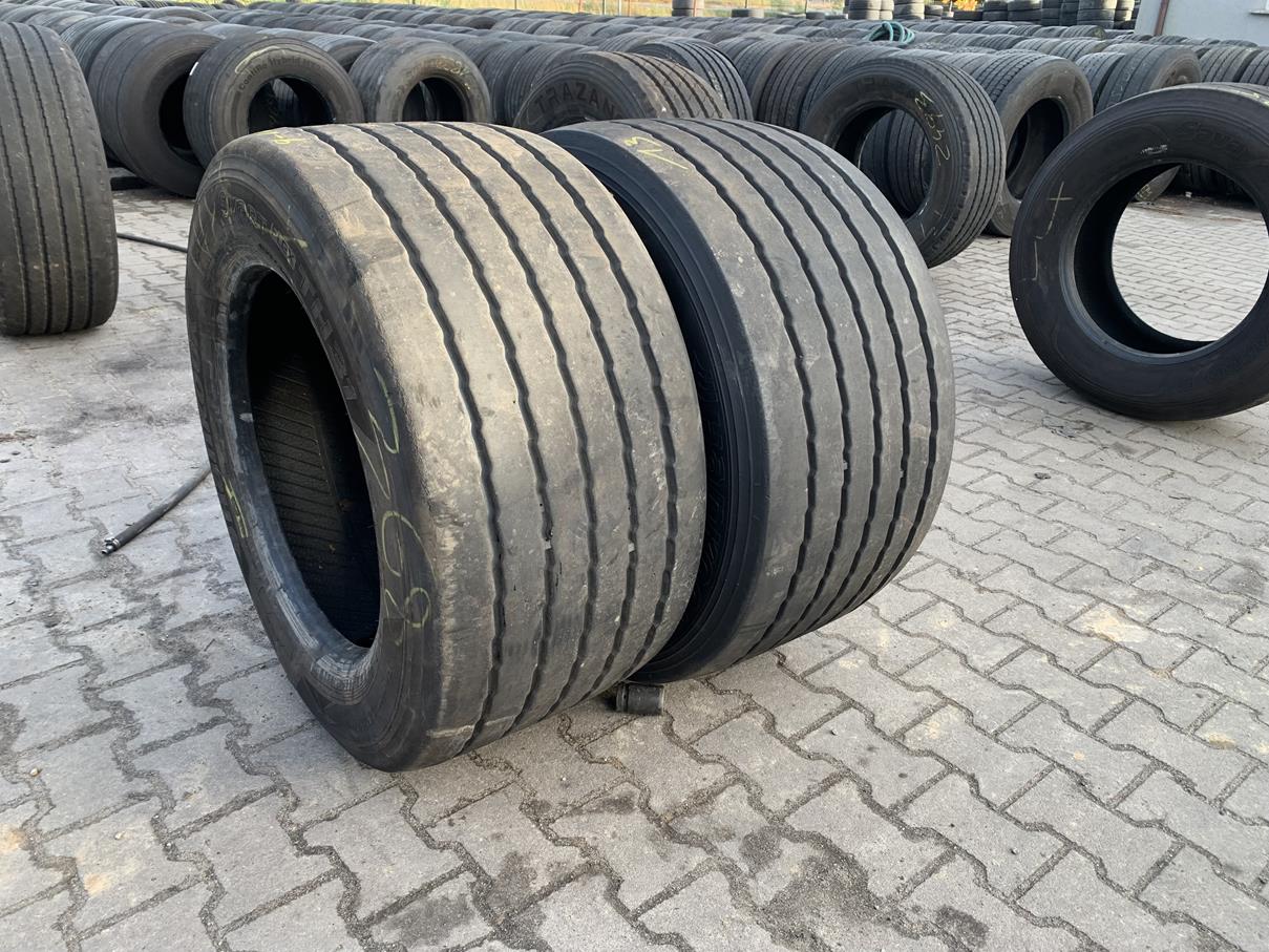 Opony ciężarowe Opony używane ciężarowe do naczepy 455/40R22.5 HANKOOK SMART FLEX TH31 / 9-12mm