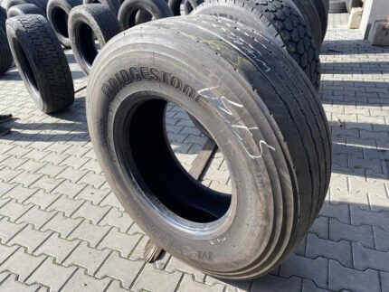 Opona ciężarowa używana prowadząca 385/65R22.5 BRIDGESTONE M-STEER 001 / 10mm
