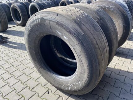 Opony ciężarowe używane naczepowe 385/65R22.5 MICHELIN XMULTI T / 7-8mm
