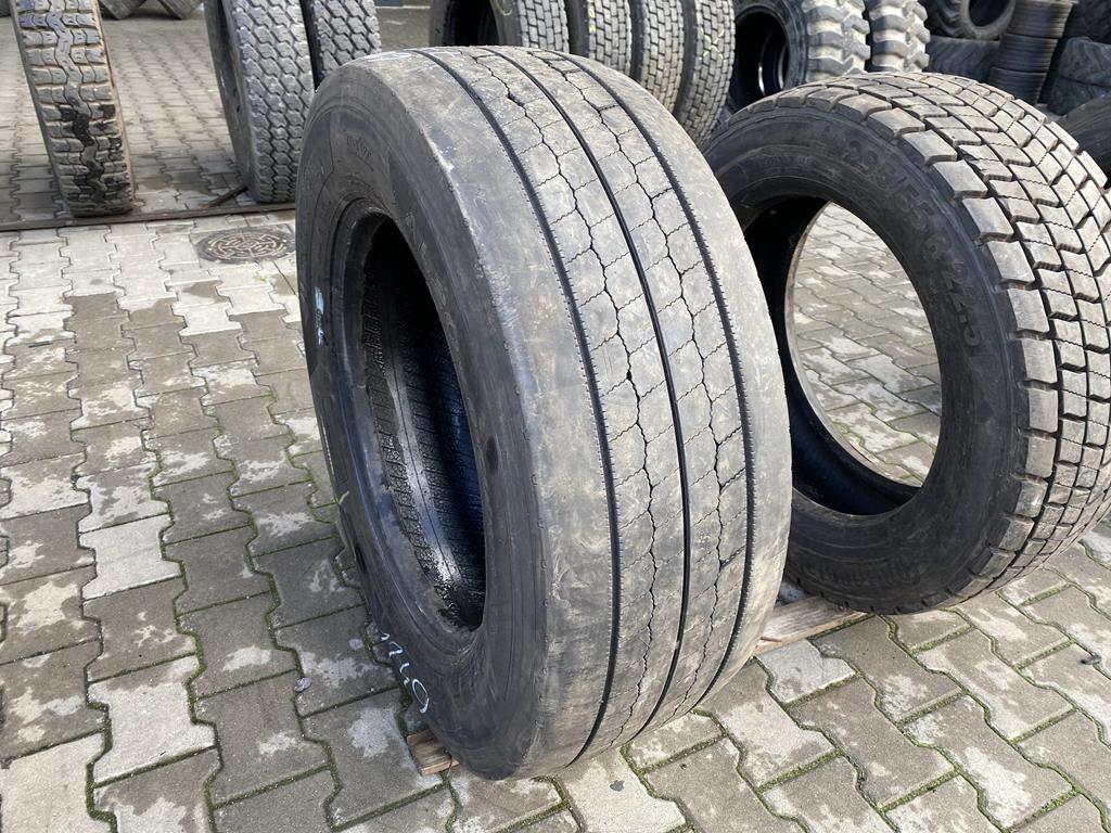 Opony ciężarowe Opona ciężarowa używana prowadząca 315/60R22.5 HANKOOK AL20W E-CUBA MAX / 7-8mm