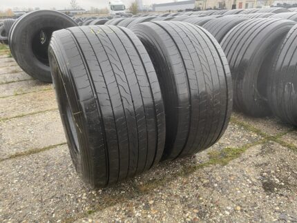  Opony używane naczepowe 435/50r19.5 Goodyear EQMAX T / 12mm bieżnika