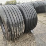  Opona ciężarowa używana naczepowa 445/45R19.5 GOODYEAR KMAX T GEN-2 / 10mm