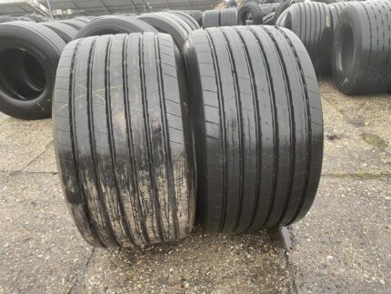 Opona ciężarowa używana naczepowa 445/45R19.5 GOODYEAR KMAX T GEN-2 / 10mm