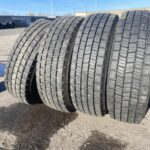  Opony ciężarowe używane napędowe 225/75R17.5 MICHELIN XDE2 / 14mm