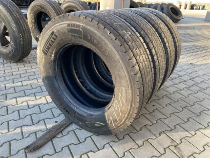 Opony ciężarowe używane napędowe 315/70R22.5 PIRELLI H02 PROFUEL DRIVE / 7-9mm