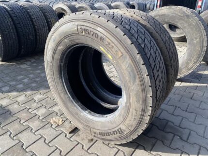 Opony ciężarowe używane napędowe 315/70R22.5 BARUM BD200 ROAD / 10mm