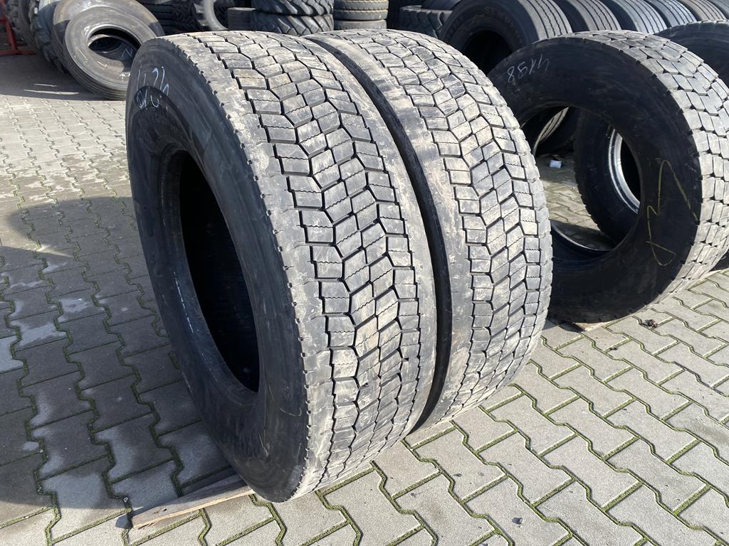 Opony ciężarowe Opony ciężarowe używane napędowe 315/80R22.5 BIEŻNIKOWANA TYP MICHELIN XW4S / 8-11mm