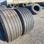  Opony używane naczepowe 435/50r19.5 Goodyear Kmax T gen2 / 12-13mm