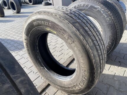 Opona ciężarowa używana przód 315/70R22.5 CONTINENTAL CONTI HYBRID HS5 / 10mm
