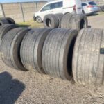  Opony używane naczepowe 435/50r19.5 Goodyear FUELMAX T / 11mm