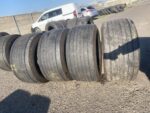 Opony używane naczepowe 435/50r19.5 Goodyear FUELMAX T / 11mm