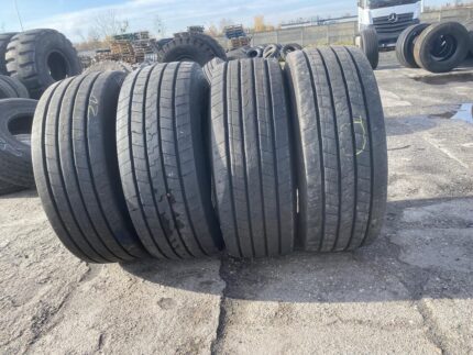  Opony używane naczepowe 385/65r22.5 Goodyear Kmax T gen2 / 15mm