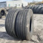  Opony używane naczepowe 385/65r22.5 Goodyear Kmax T gen2 / 12-13mm