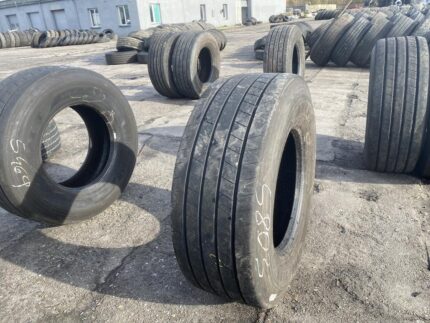  Opona używana naczepowa 385/65r22.5 Goodyear Kmax T gen2 / 7-8mm